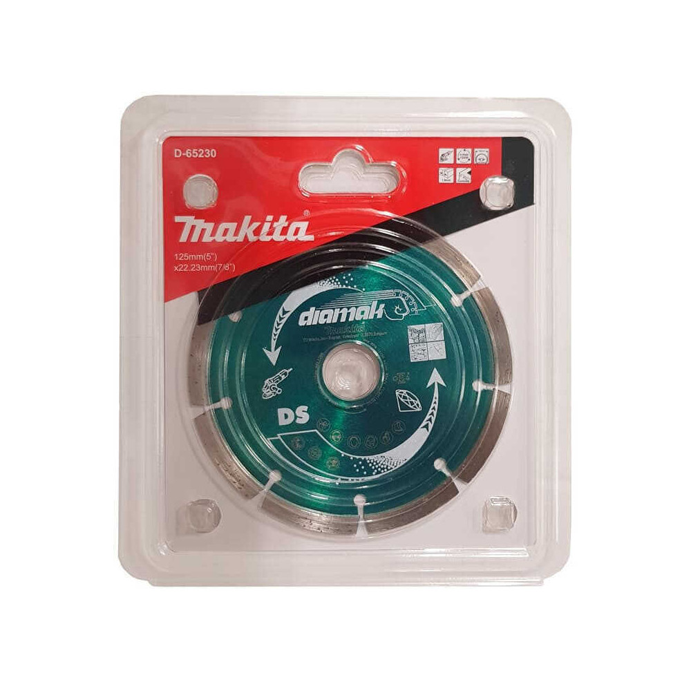 Disque diamant Makita D-65230 125 mm béton à sec