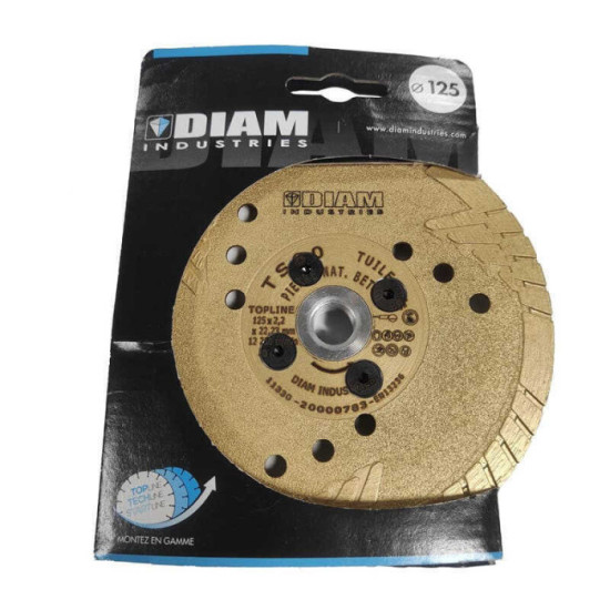 Disque diamant déporté 125 mm Diam Industries TS80125-22FD