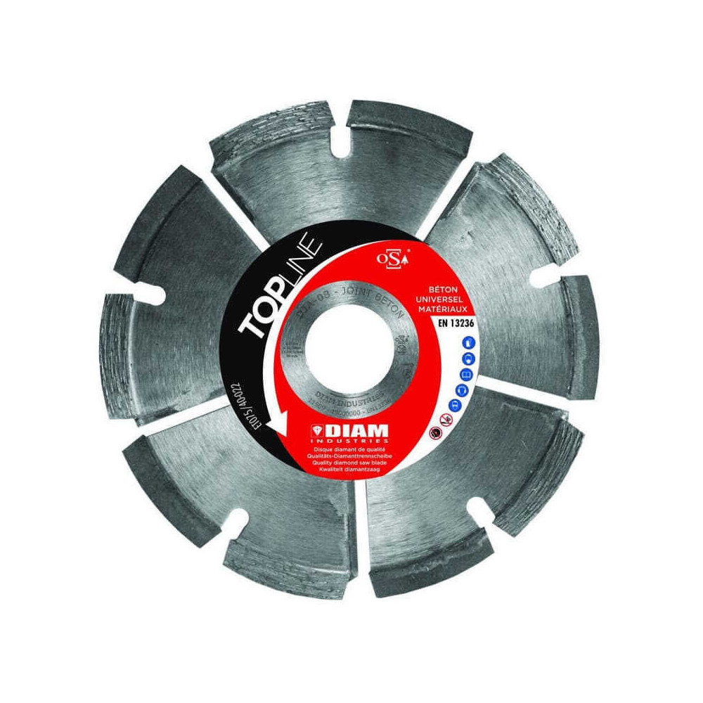 Disque diamant béton Ø150 mm Diam Industries TRB150_22