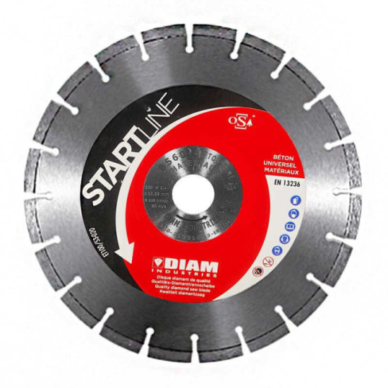 Disque diamant béton 125 mm Diam Industries BS60125-22