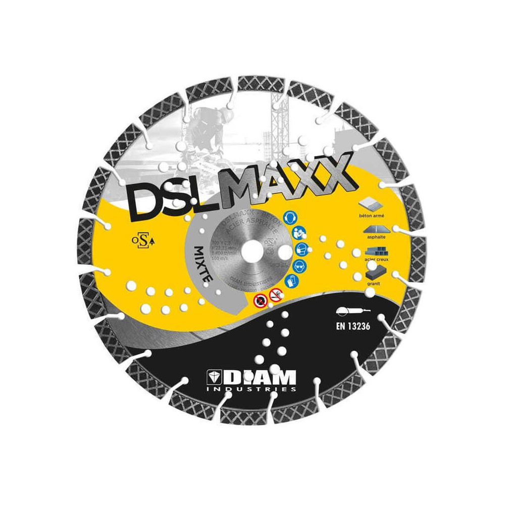 Disque diamant 125 mm DSLMAXX125 Diam Industries DSLMAXX125-22