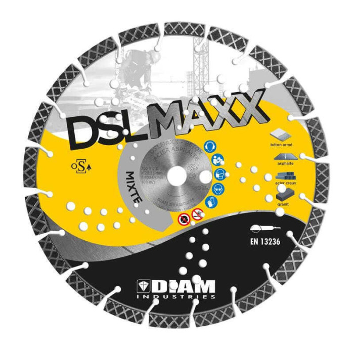 Disque diamant 125 mm DSLMAXX125 Diam Industries DSLMAXX125-22