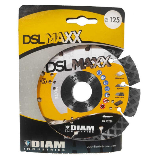 Disque diamant 125 mm DSLMAXX125 Diam Industries DSLMAXX125-22