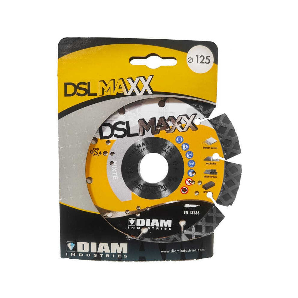 Disque diamant 125 mm DSLMAXX125 Diam Industries DSLMAXX125-22
