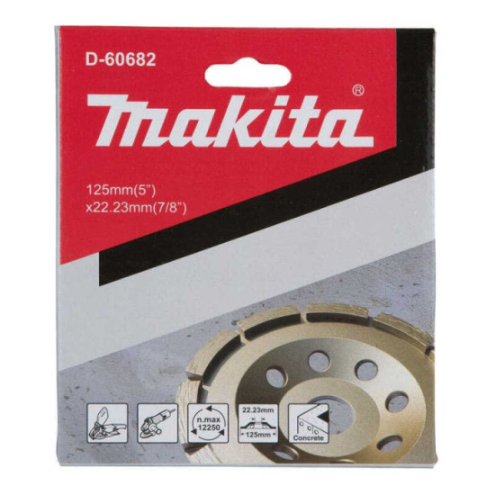 Plateau de ponçage diamant Ø125 mm Makita D-60682