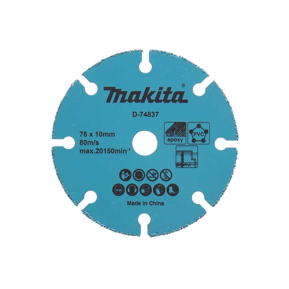 Disque diamant carbure Ø76 mm Makita D-74837