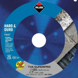 Disque diamant matériaux durs O180X222 turbo viper tva Rubi 31934