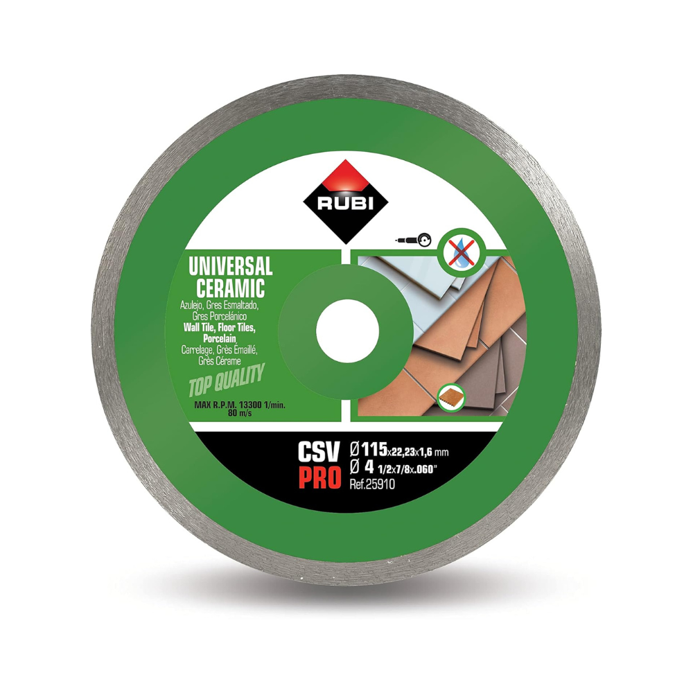 Disque diamant 115 mm csv pro Rubi 25910