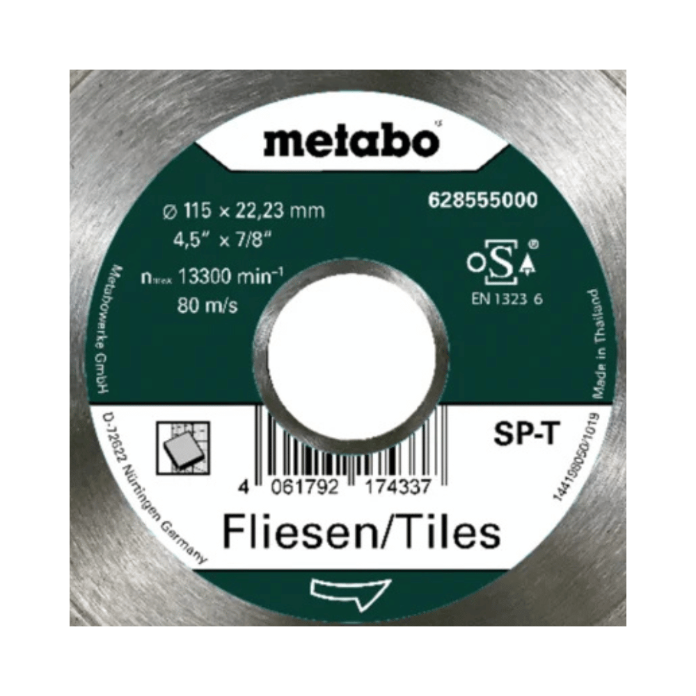 Meule de tronçonnage diamantée SP Metabo 628555000