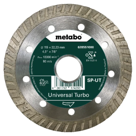 Meule de tronçonnage diamantée SP Metabo 628551000