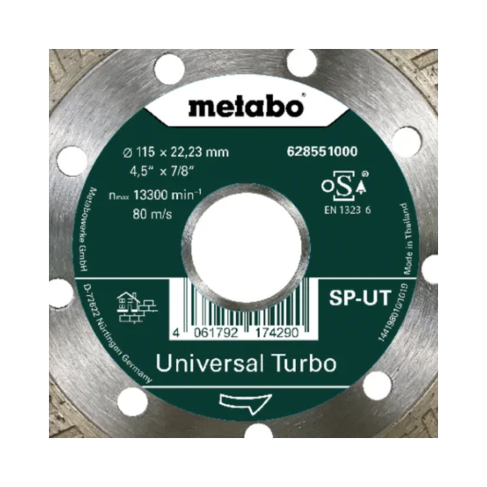 Meule de tronçonnage diamantée SP Metabo 628551000