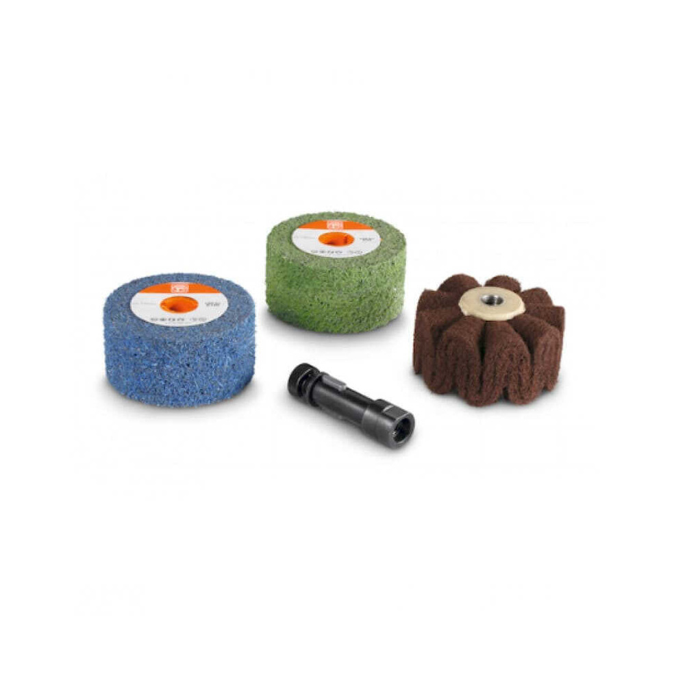 Set satinage profilés inox Fein 63721054020
