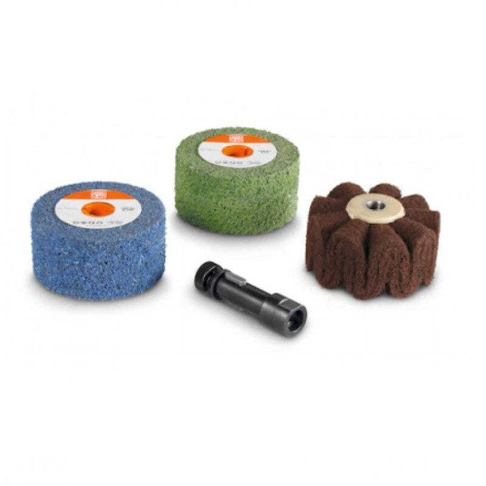 Set satinage profilés inox Fein 63721054020
