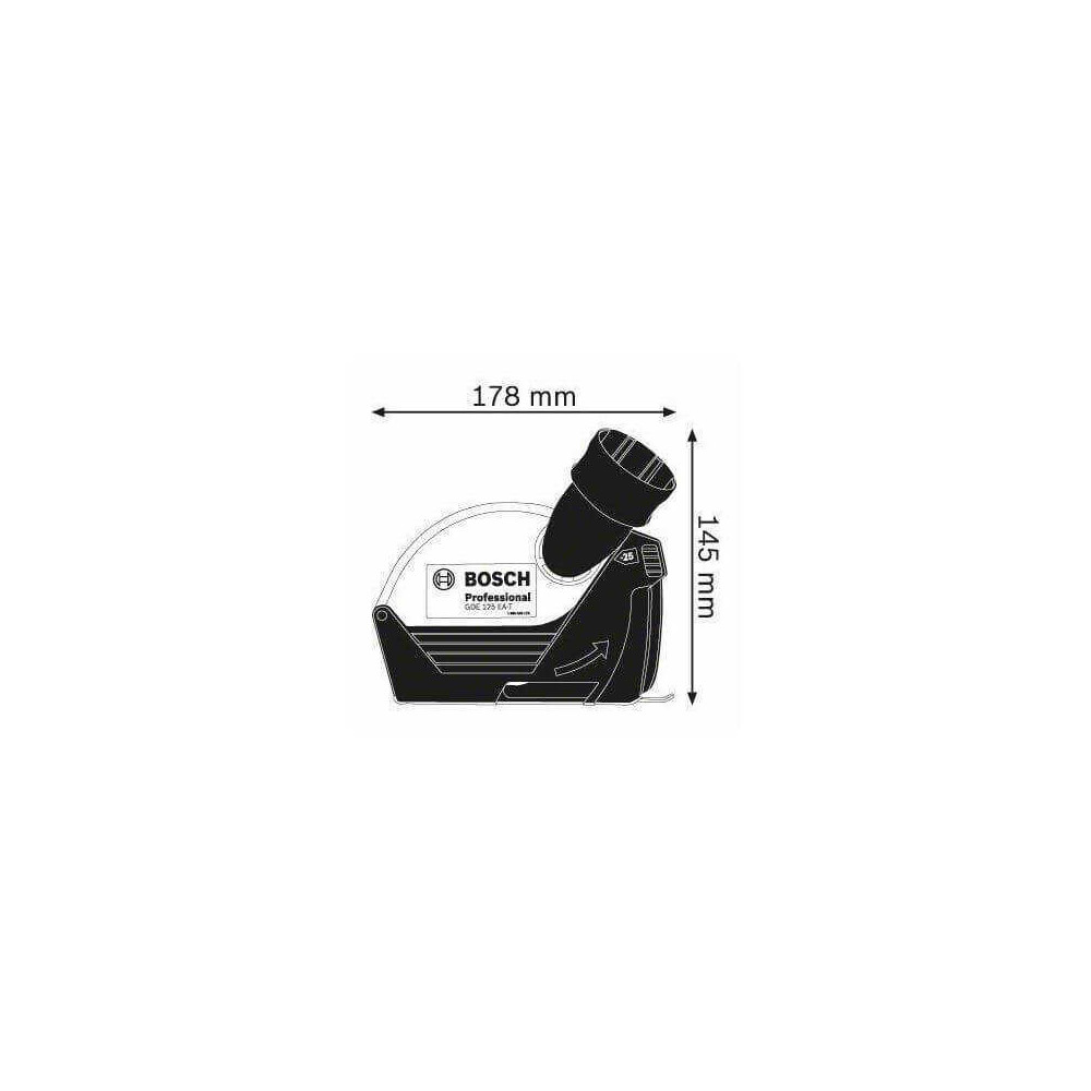 Aspiration Bosch Professional GDE125-EA-T 125 mm