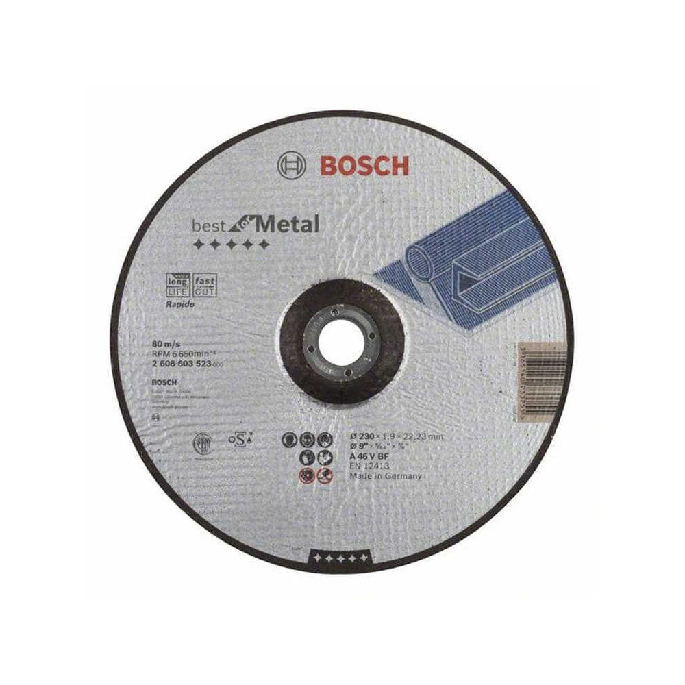 Disque à tronçonner Bosch 2608603523 Ø230 x 1,9 mm