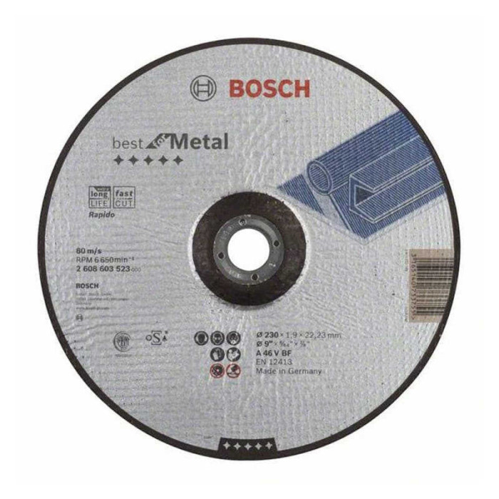 Disque à tronçonner Bosch 2608603523 Ø230 x 1,9 mm