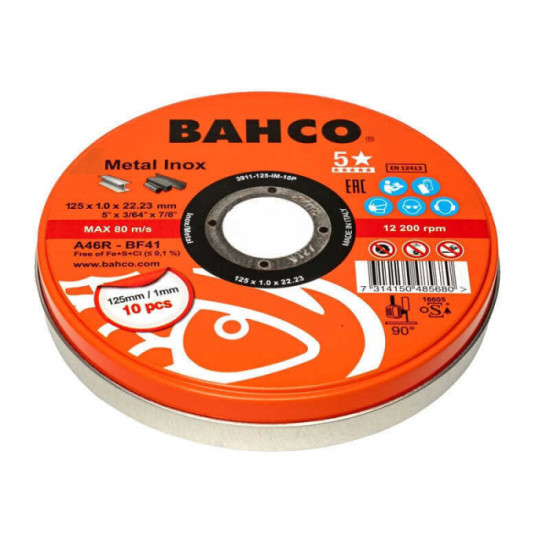 Disque à tronçonner inox Bahco 3911-230-T41-IM 230 mm