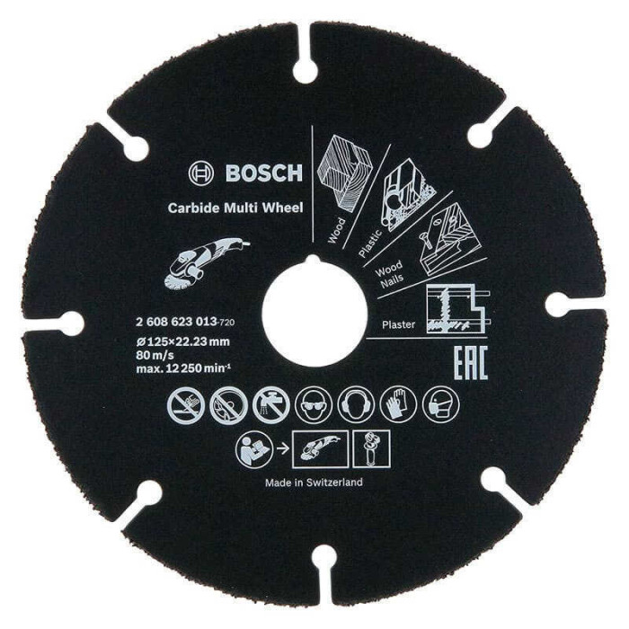 Disque à tronçonner métal 125 mm Bosch Professional 2608623013