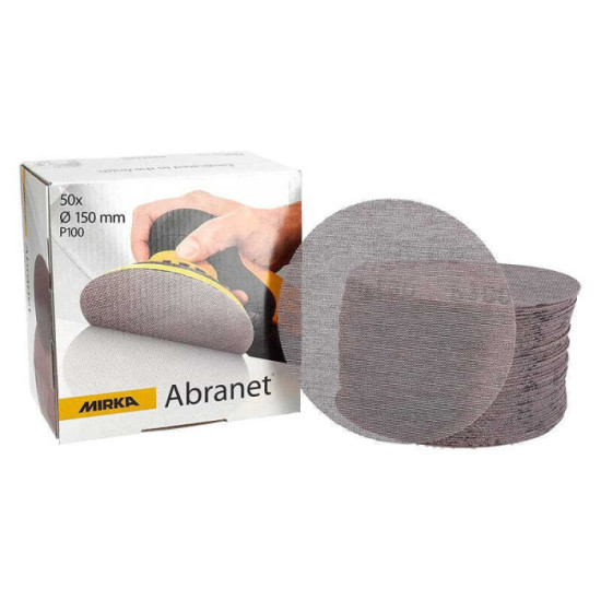 Boîte de disques abranet Ø150 mm grain 100 Mirka 5424105010