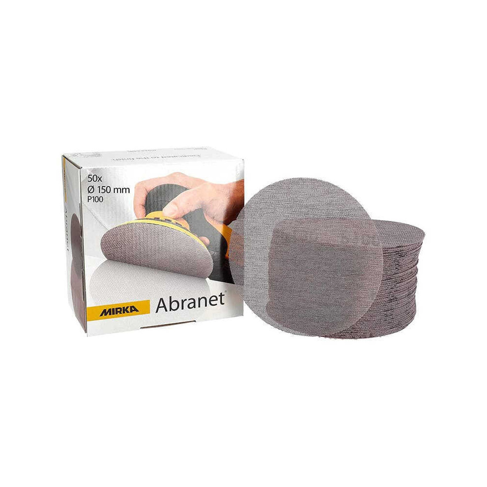 Boîte de disques abranet Ø150 mm grain 100 Mirka 5424105010