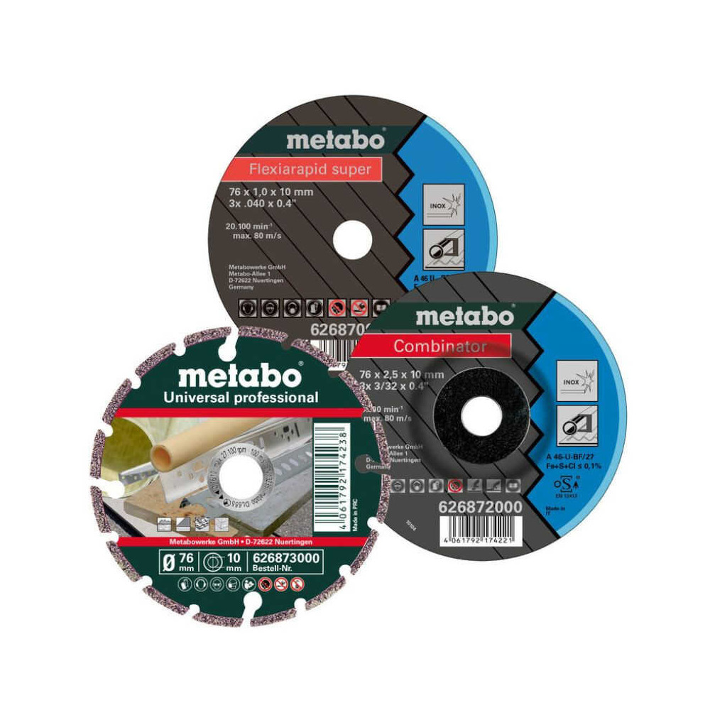 Set de disques Metabo 626879000 Ø 76 mm