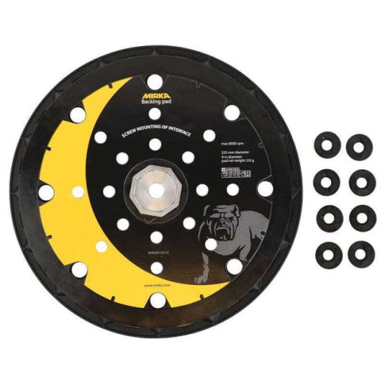 Plateau de ponçage pour ponceuse à bras leros Ø225 mm Mirka