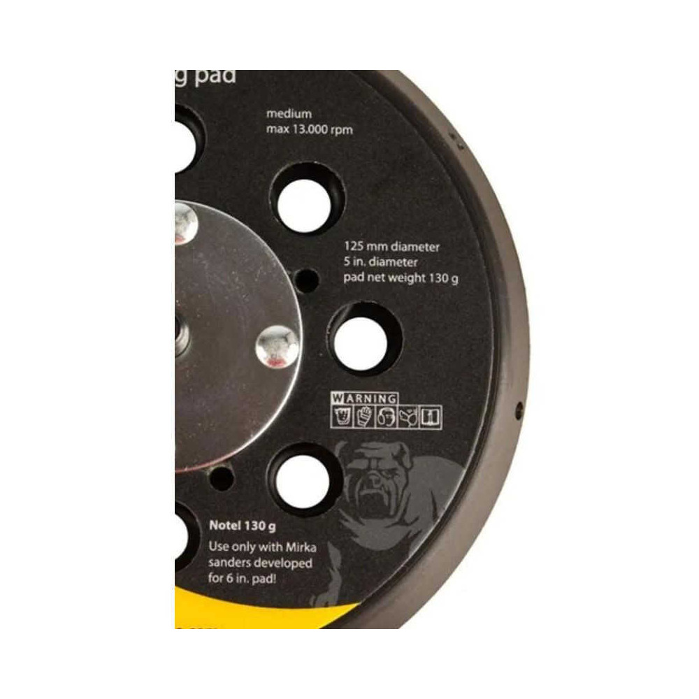 Plateau de ponçage net Ø125 mm 28 trous 130GR Mirka 8292502511