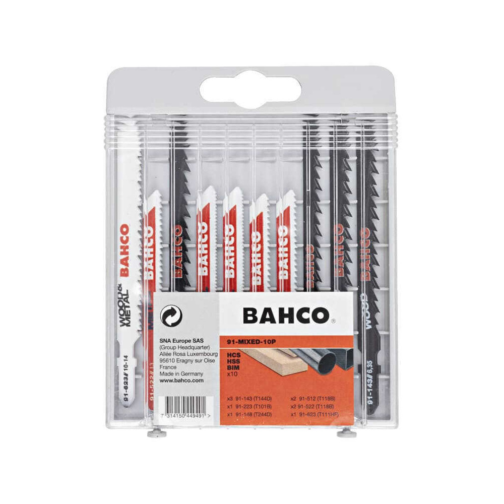 Scie Bahco 91-MIXED-10P