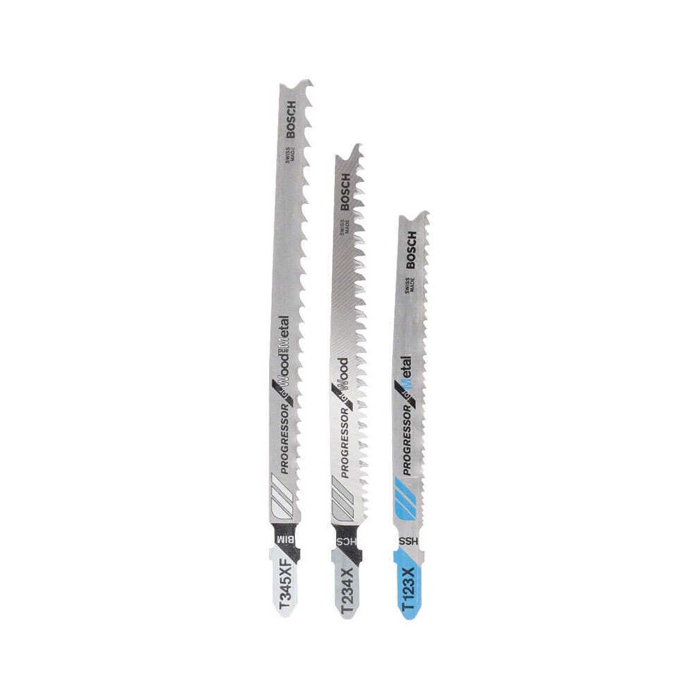 Pack 3 lames de scie sauteuse Bosch 2607010515