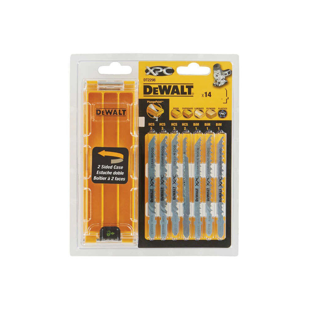 Jeu 14 lames scie sauteuse DeWalt DT2298-QZ