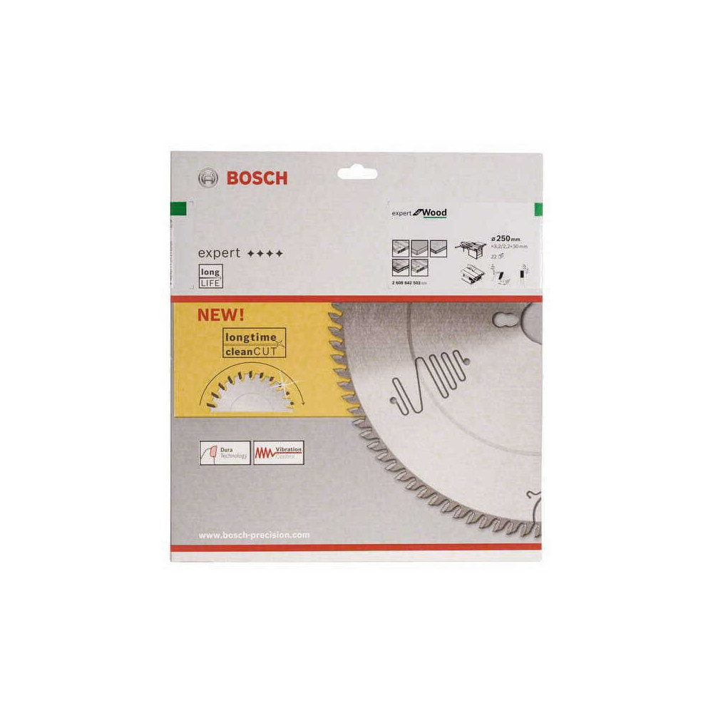 Lame scie circulaire Bosch 2608642502 Ø250 22 dents