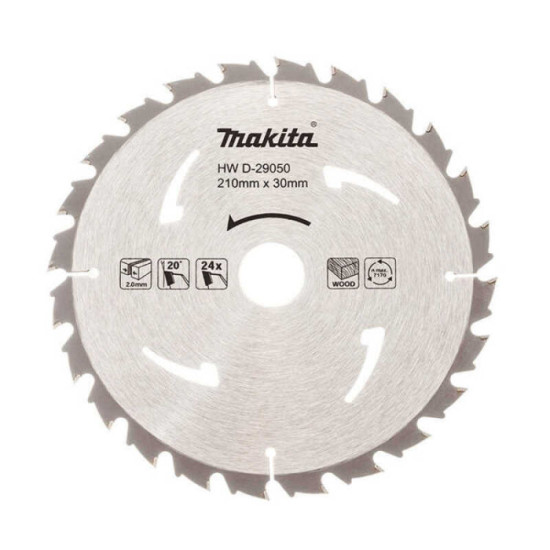 Lames carbure standard bois, pour scies Makita D-29050