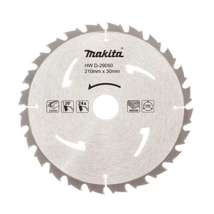 Lames carbure standard bois, pour scies Makita D-29050