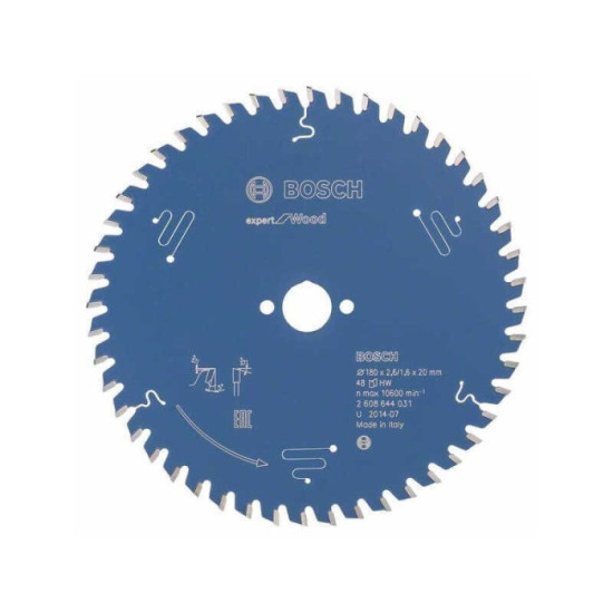 Lame scie circulaire Bosch 2608644031 Ø180 48 dents