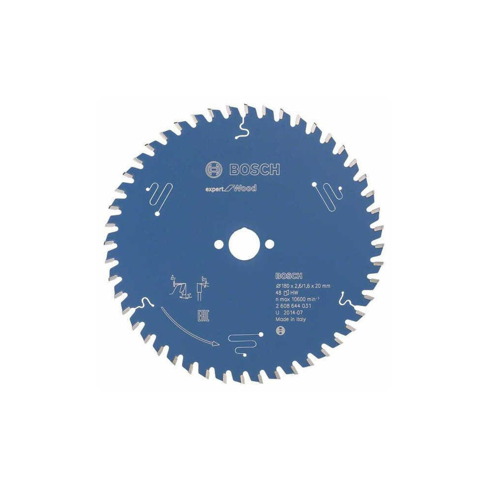 Lame scie circulaire Bosch 2608644031 Ø180 48 dents