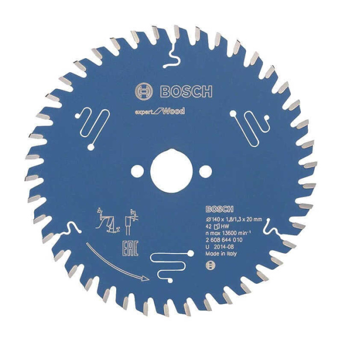 Lame scie circulaire Bosch 2608644010 Ø140 42 dents