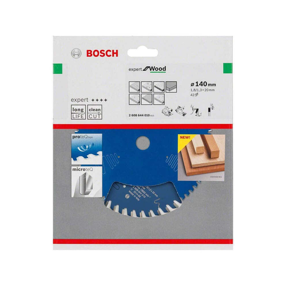 Lame scie circulaire Bosch 2608644010 Ø140 42 dents