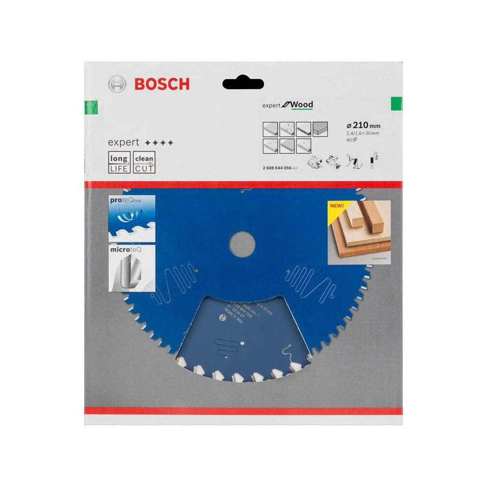 Lame scie circulaire Bosch 2608644056 Ø210 40 dents