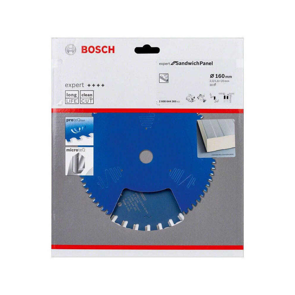 Lame scie circulaire Bosch 2608644365 Ø160 sandwich