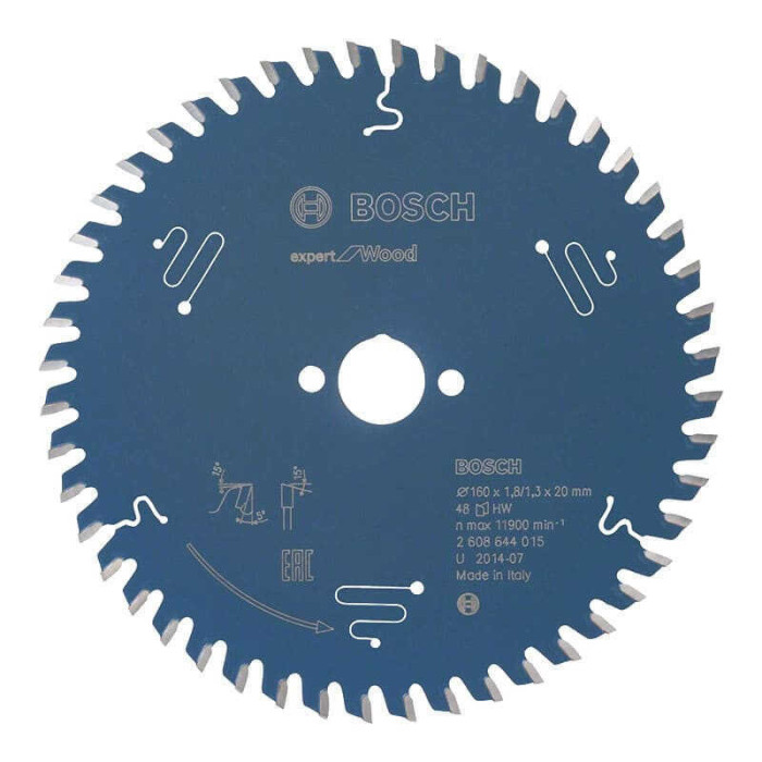 Lame scie circulaire Bosch 2608644022 Ø165 24 dents
