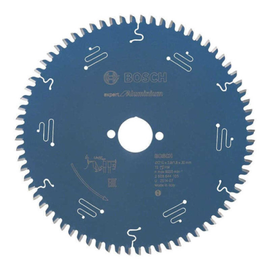 Lame scie circulaire alu Bosch 2608644105 Ø210 72 dents