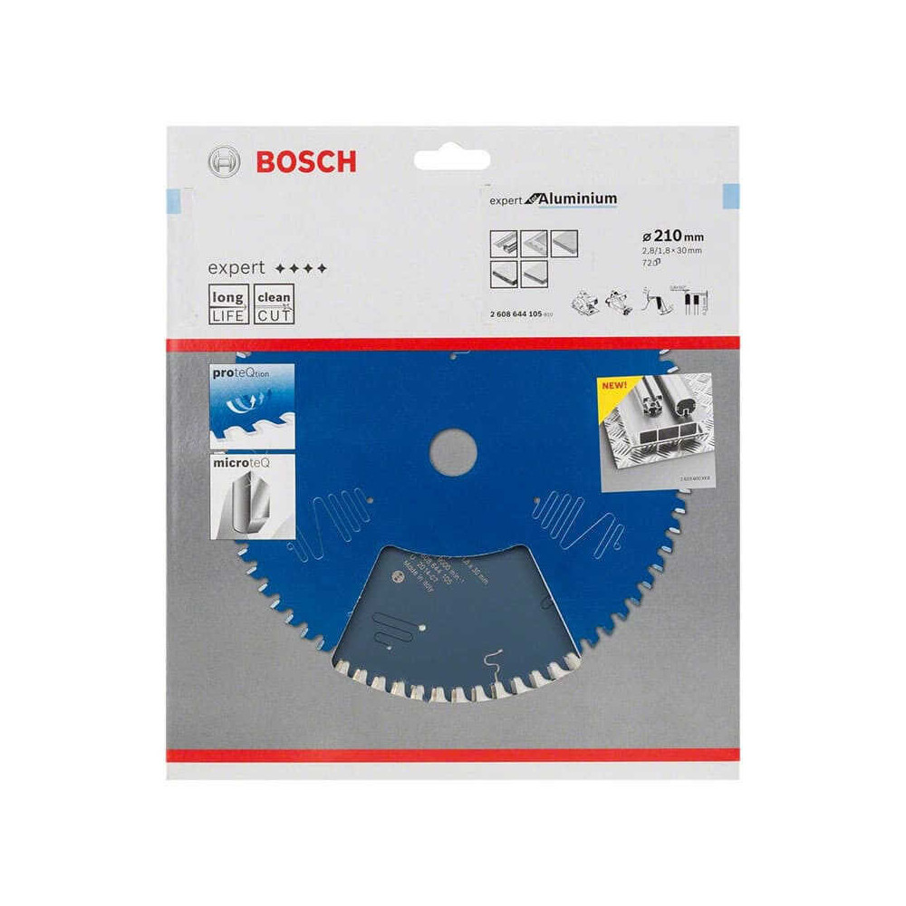 Lame scie circulaire alu Bosch 2608644105 Ø210 72 dents