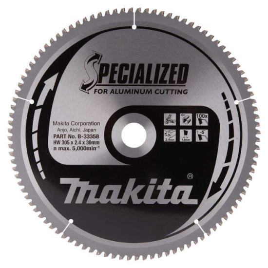 Lames carbure Specialized Makita B-33358