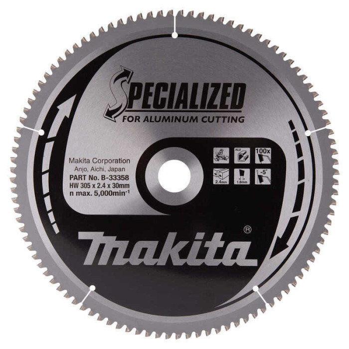 Lames carbure Specialized Makita B-33358