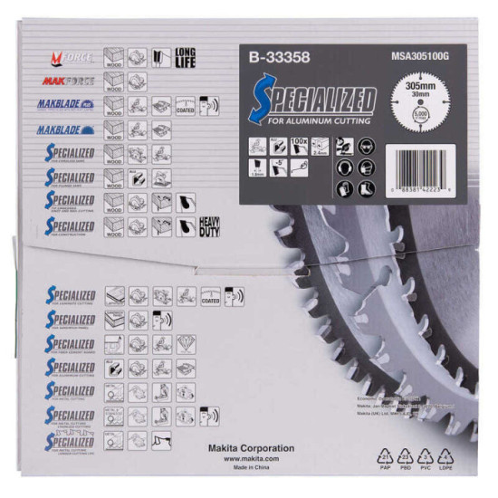 Lames carbure Specialized Makita B-33358