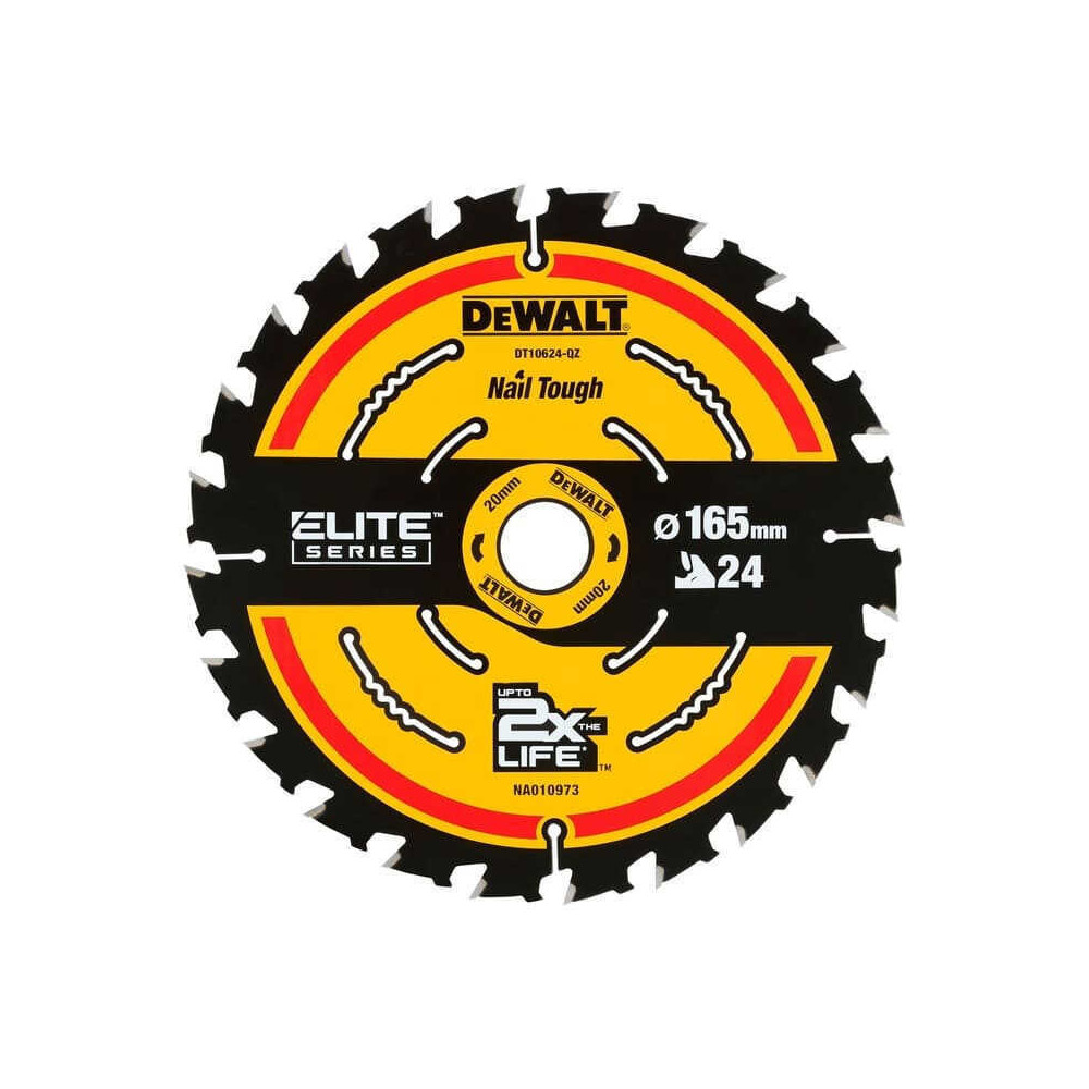 Lame DeWalt DT10624-QZ Extreme 165 x 20 mm 24 dents