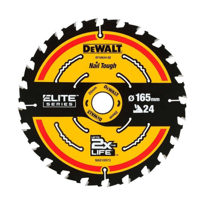 Lame DeWalt DT10624-QZ Extreme 165 x 20 mm 24 dents
