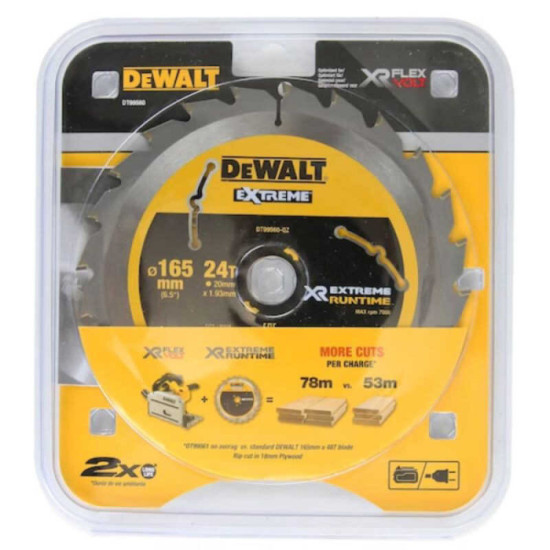 Lame de scie circulaire plongeante DeWalt DT99560-QZ