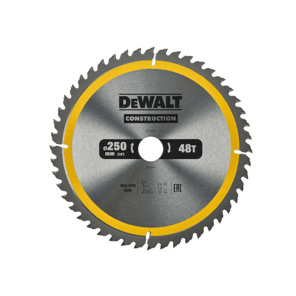 Lame DeWalt DT1957-QZ 216 x 30 mm 48 dents