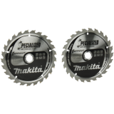 2 Lames 165x20x25D pour scies Makita B-62985-2
